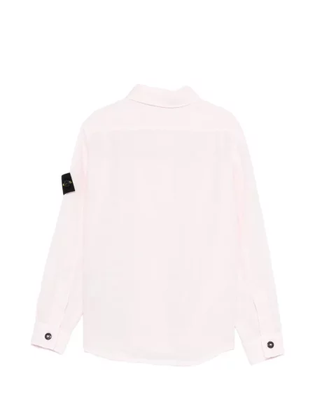 Koszula dziecięca Stone Island różowa