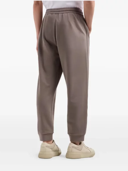Pantaloni Giorgio Armani cu broderie cu dungi alergare