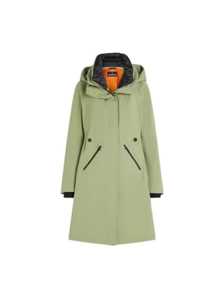 Wodoodporna długa parka Creenstone zielona