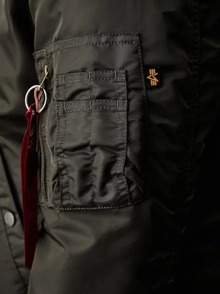 ALPHA INDUSTRIES Átmeneti dzseki VF fekete zöld