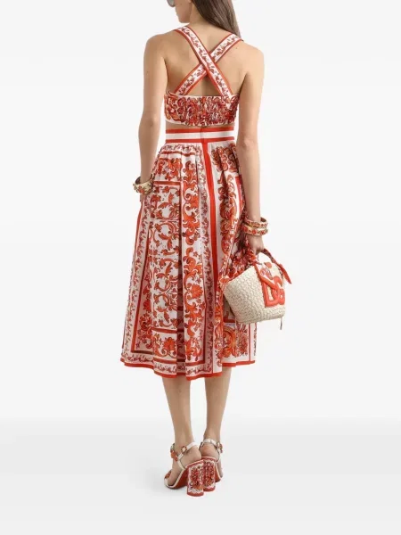 Fustă Dolce & Gabbana cu imagine alb