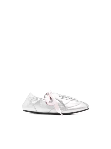 Buty do tenisa Repetto skórzane do tenisa szare