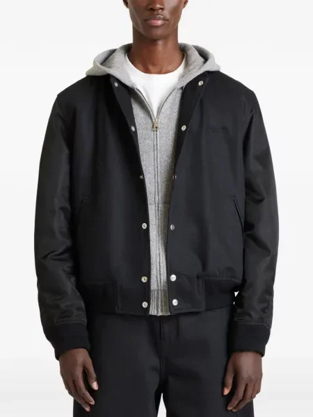 Geacă Givenchy cu broderie negru