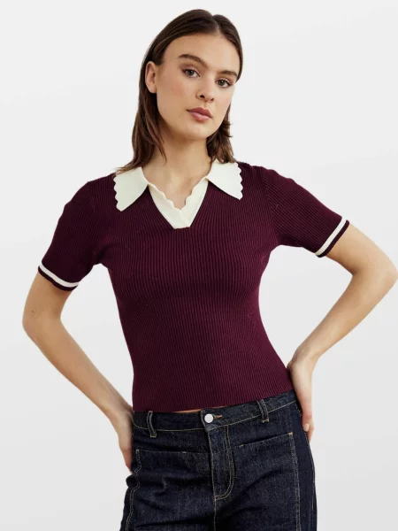 Noella Svetr Lilo vínově červená