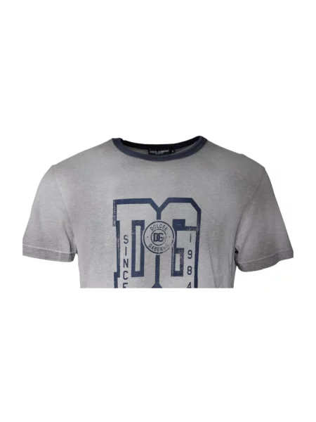 Koszulka Dolce And Gabbana z logo szara