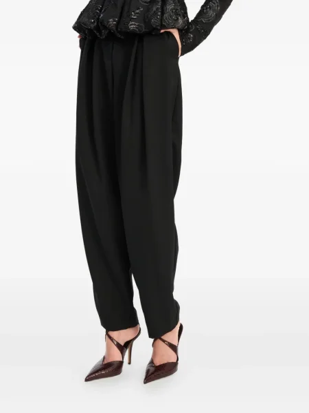 Pantaloni Rotate Birger Christensen plisate negru