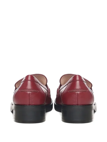 Pantofi loafer Coccinelle fără toc roșu