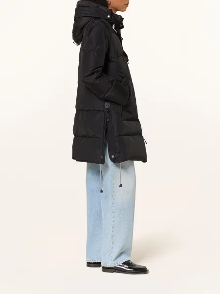Parajumpers Péřová Parka Long Bear S Odnímatelnou Kapucí černá