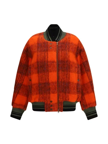 Kurtka bomber Dries Van Noten pomarańczowy