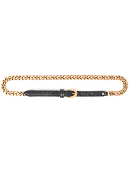 Cu centură curea Stella Mccartney negru