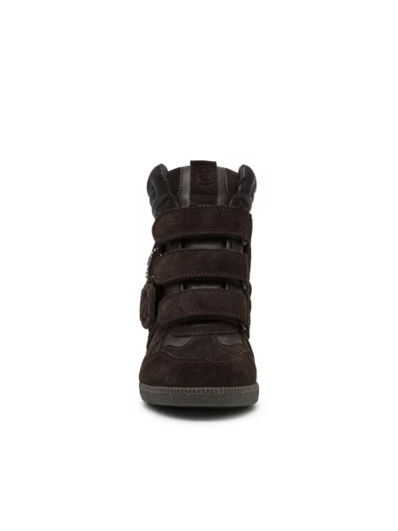 Sneakersy Steve Madden skórzane brązowe
