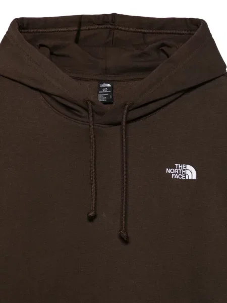 Hanorac cu glugă The North Face cu broderie maro