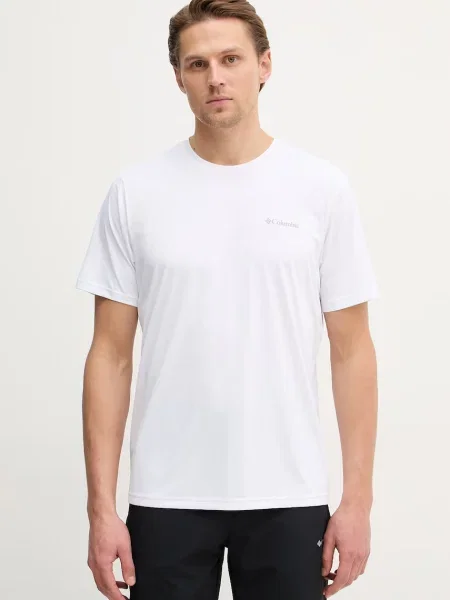 Športna kratka majica Columbia Columbia Hike bela