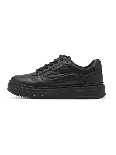 Sneakersy Tamaris skórzane czarne