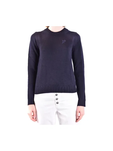 Sweter Dondup wełniany niebieski