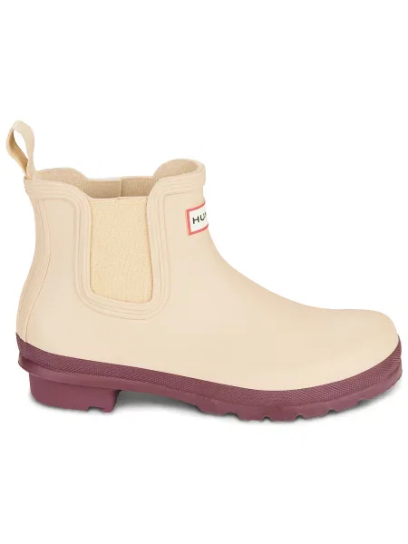Chelsea boots Hunter béžová