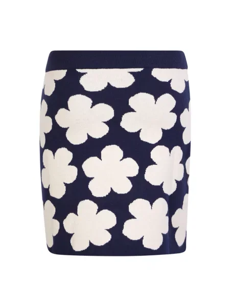 Dzianinowa wielobarwność mały spódnica mini Kenzo niebieska
