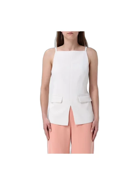 Top Armani Exchange beżowy