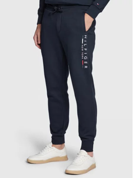 TOMMY HILFIGER Jogging komplet morsko plava / crvena bijela