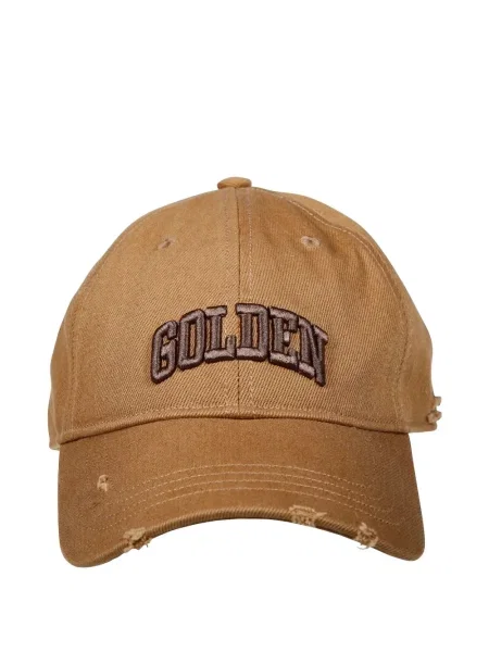 Șapcă Golden Goose cu broderie auriu