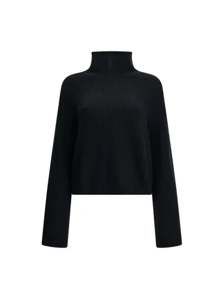 Sweter z golfem Khaite niebieski