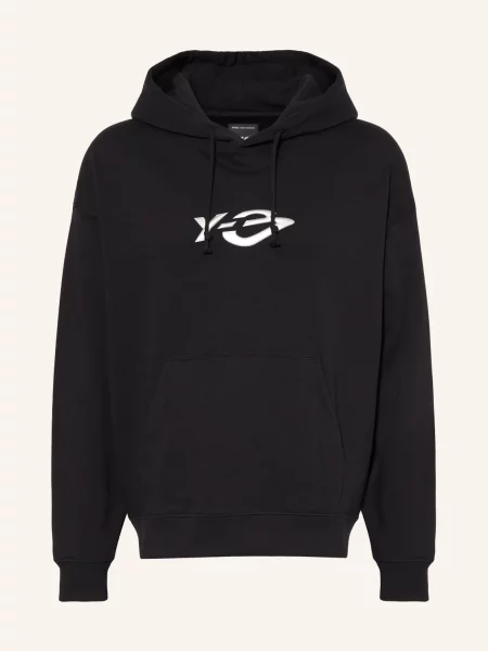 Mikina S Kapucí Liquid Logo / stříbrná černá
