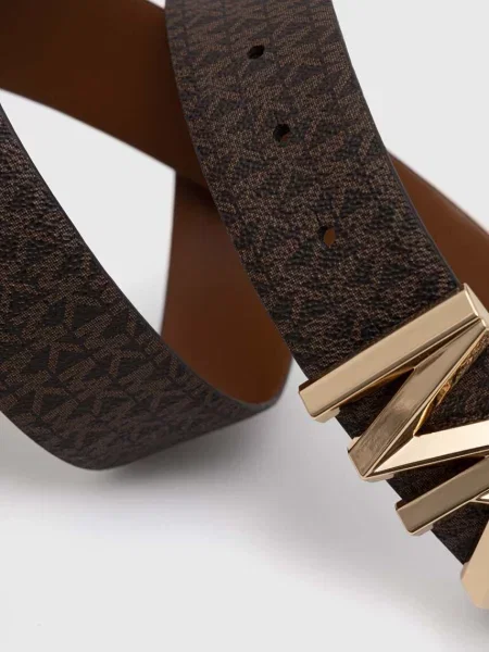Двосторонній шкіряний MICHAEL Michael Kors коричневий