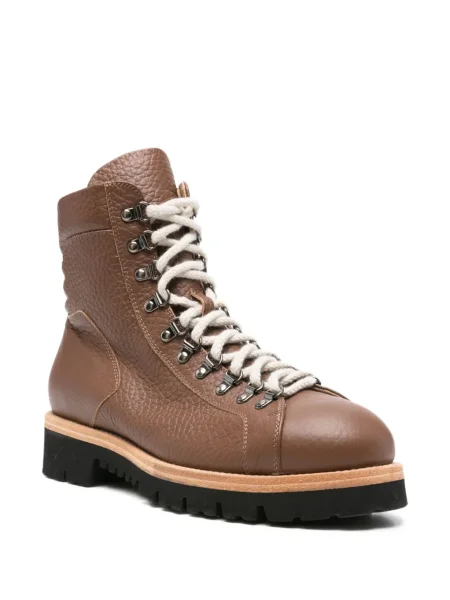 Botine Eleventy din piele maro