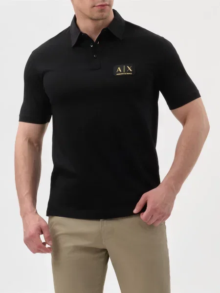 Поло Armani Exchange чорне