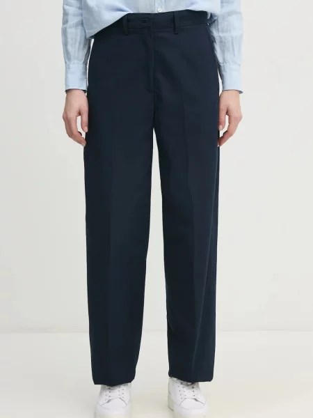 Hlače Tommy Hilfiger mornarsko modra