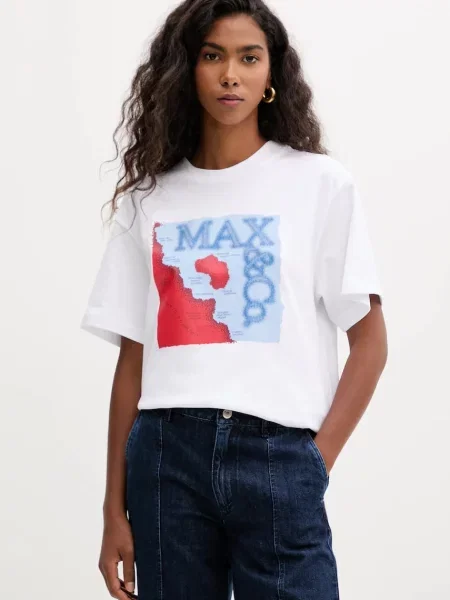 MAX&Co. t-shirt biały