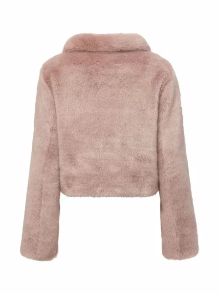 Zkrácená umělá kožešina bunda Unreal Fur růžová