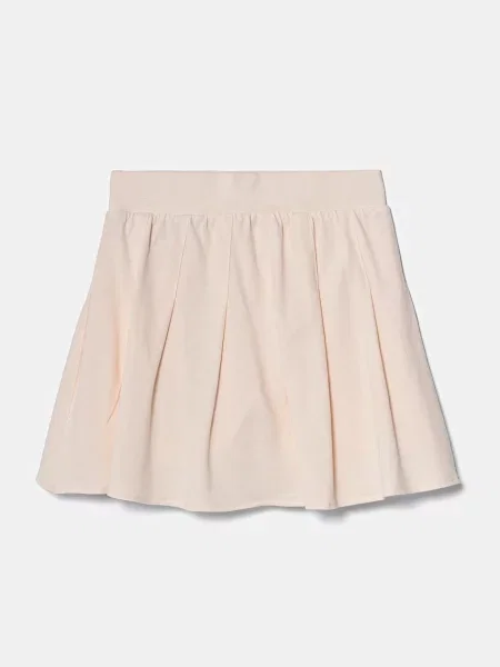 Guess spódnica SUZANNE mini rozkloszowana pomarańczowy