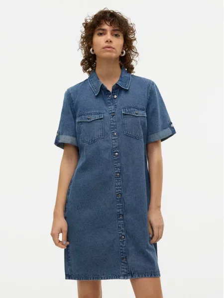 Vero Moda Džínové šaty Jennie modrá