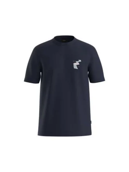 BOSS Tricou Movement Bleumarin albastru