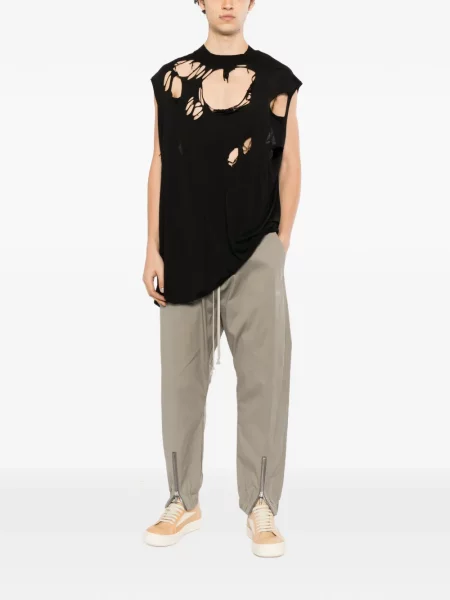 Pantaloni Rick Owens alergare verde