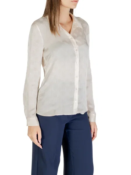 Guess Koszula Marthe weiss niebieska