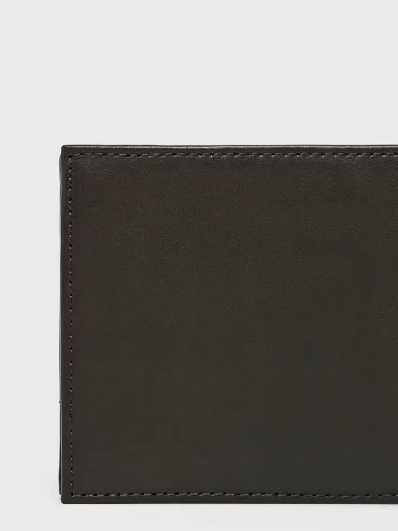 Portfel ze skóry Tommy Hilfiger brązowy