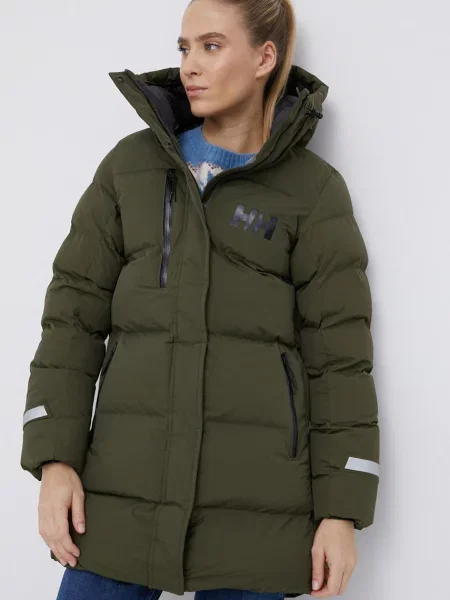 Płaszcz zimowy Helly Hansen Adore Puffy Parka zielona