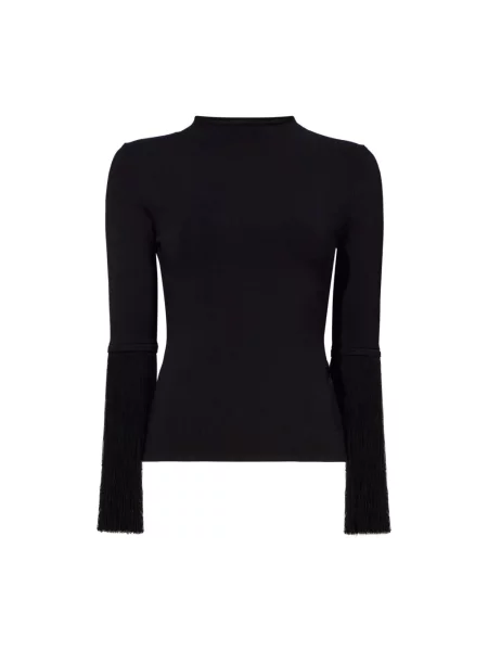 Dzianinowy sweter Proenza Schouler casual czarny