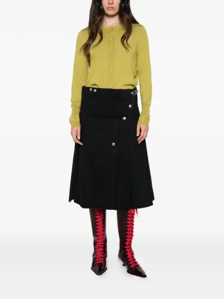 Cardigan Plan C tricotate verde