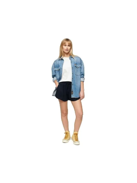 Šortky Superdry modrá