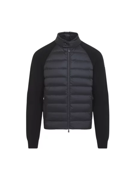 Kardigan Moncler wełniany czarny