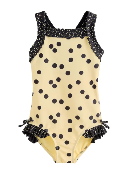 Next Costum de baie întreg galben pastel negru
