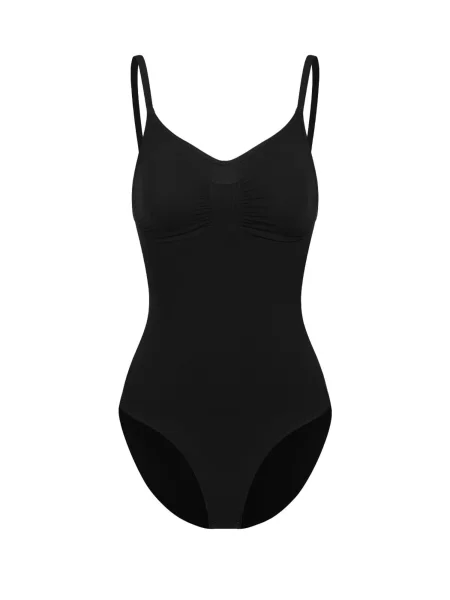 Cfab Alakformáló body Bodysuit Sculpting Shapewear mit Slip' fekete