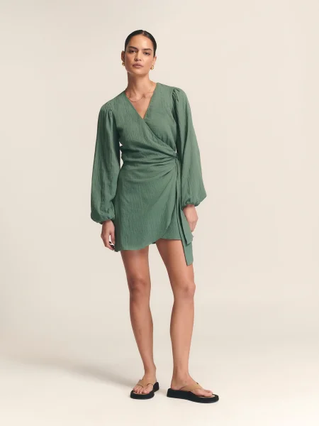 St MRLO Rochie Dana smarald verde