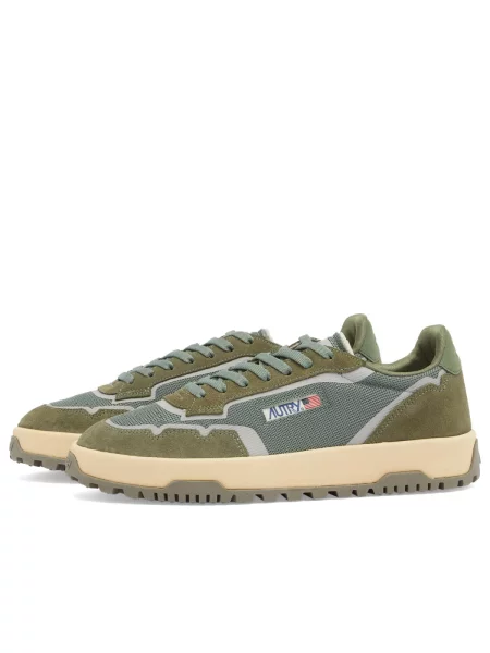 Sneakersy Autry zamszowe zielone