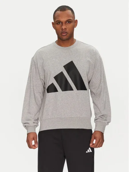 Adidas Mikina Essentials Big Logo sivá