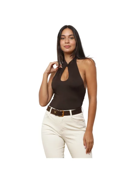 Top La Modeuse maro