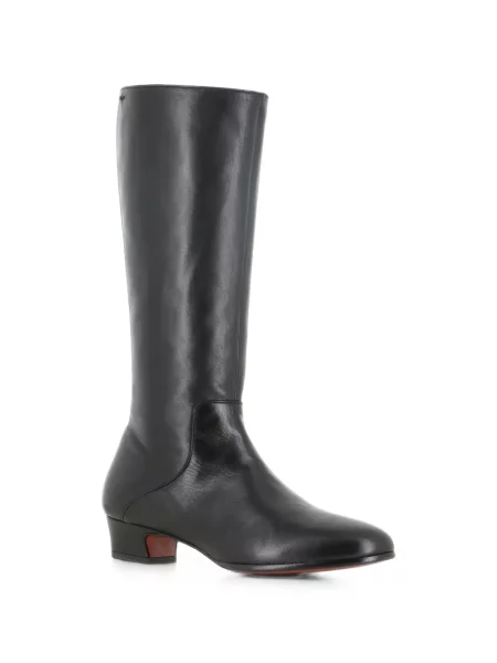 Cizme Alexander Hotto din piele negru